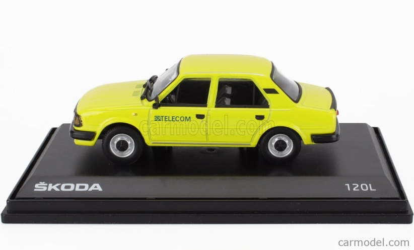 Abrex Škoda 120l Telecom 1984 1:43 Žltá