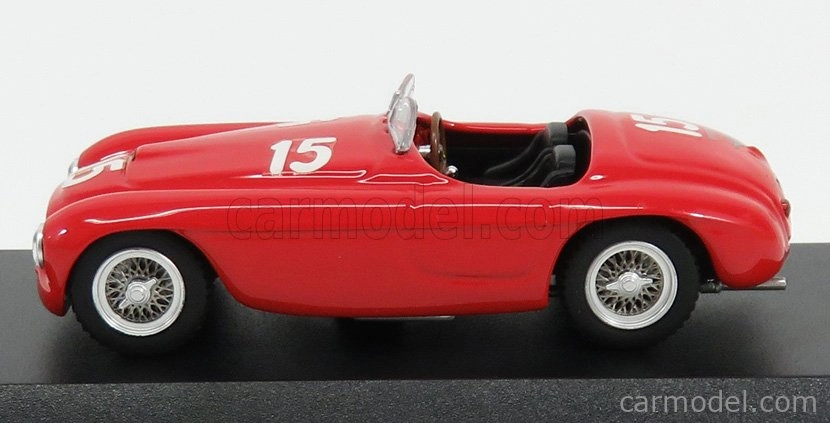 Art-model Ferrari 166mm Barchetta Ch.0016 N 15 Winner Luxemburg Gp 1949 L.villoresi 1:43 Red