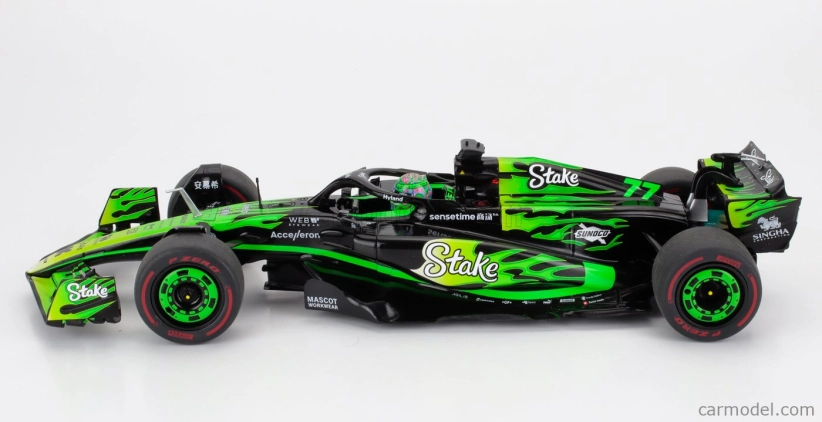 Solido Sauber F1 C44 Team Stake Kick N 77 Las Vegas Usa Gp 2024 Valtteri Bottas 1:18 Green Black