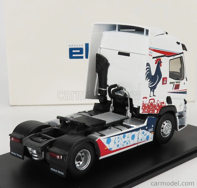 Eligor Renault T480 Tractor Truck 2-assi 2021 1:43 Bílá