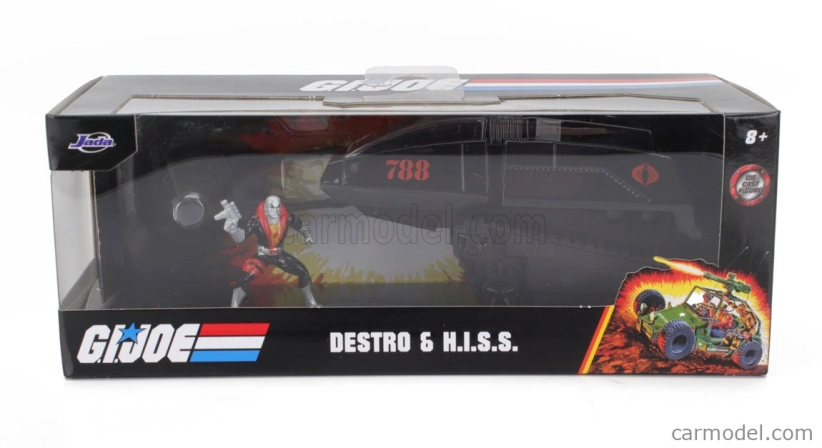 Jada Figures Tank Hiss Military With Destro G.i.joe Figure 2010 1:32 Black