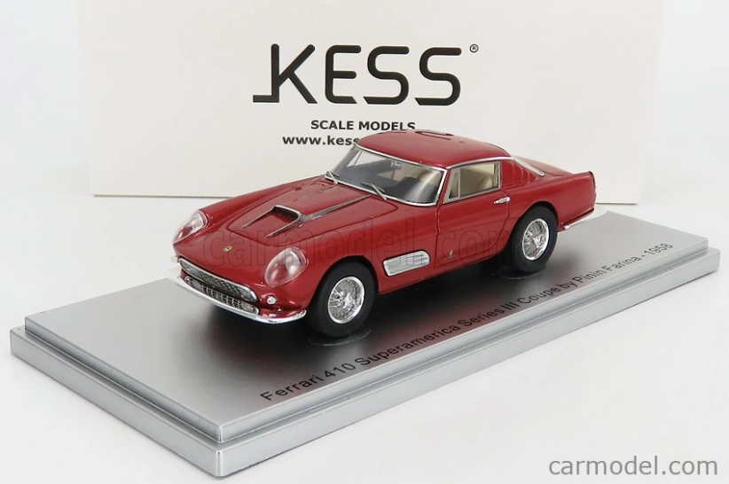 Kess-model Ferrari 410 Superamerica Series Iii Pininfarina Coupe 1958 1:43 Red Met