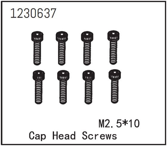 Cap Head Screw M2.5*12 (8)