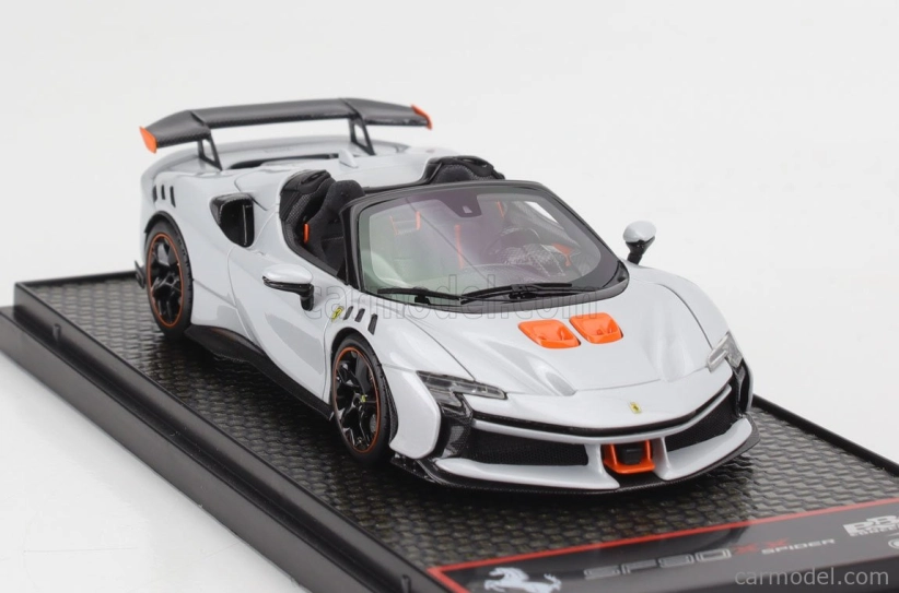 Bbr-models Ferrari Sf90 Xx Stradale Spider 2024 1:43 Bianco Artico - Biela oranžová čierna