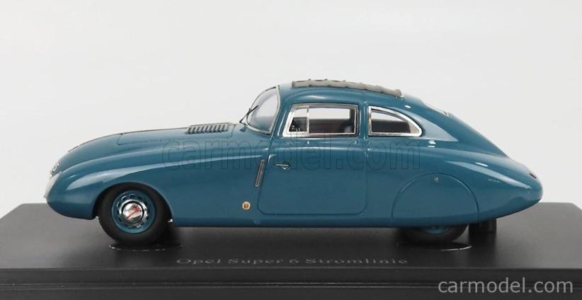 Autocult Opel Super 6 Streamliner Germany 1938 1:43 Šedomodrá