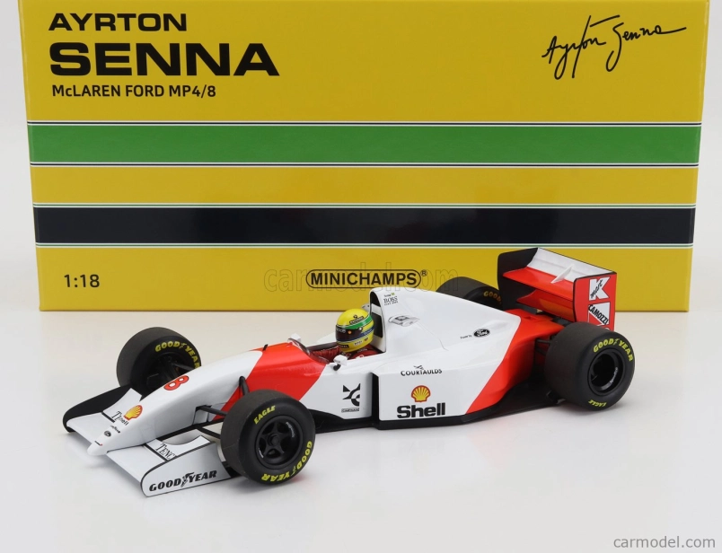 Minichamps Mclaren F1 Ford Mp4/8 V8 Team Marlboro N 8 Winner
