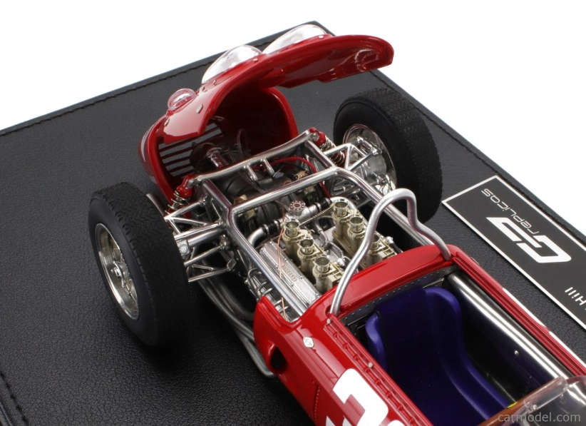 Gp-replicas Ferrari F1  156 N 36 2nd Monaco Gp 1962 Phil Hill 1:18 Red