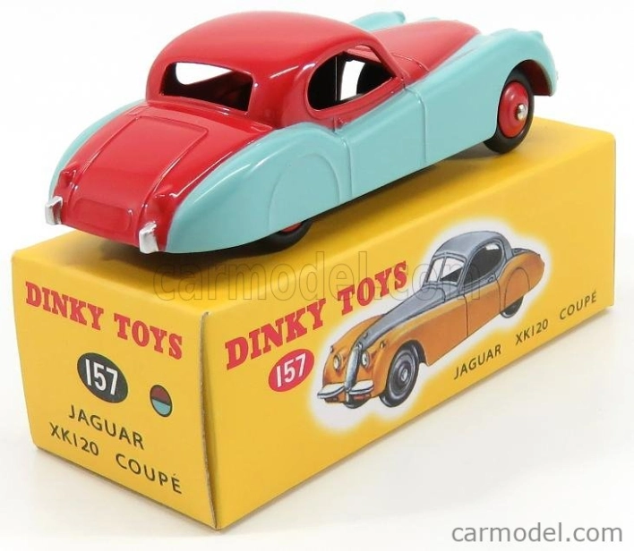 Edicola Jaguar Xk120 Coupe 1948 1:43 červená svetlomodrá