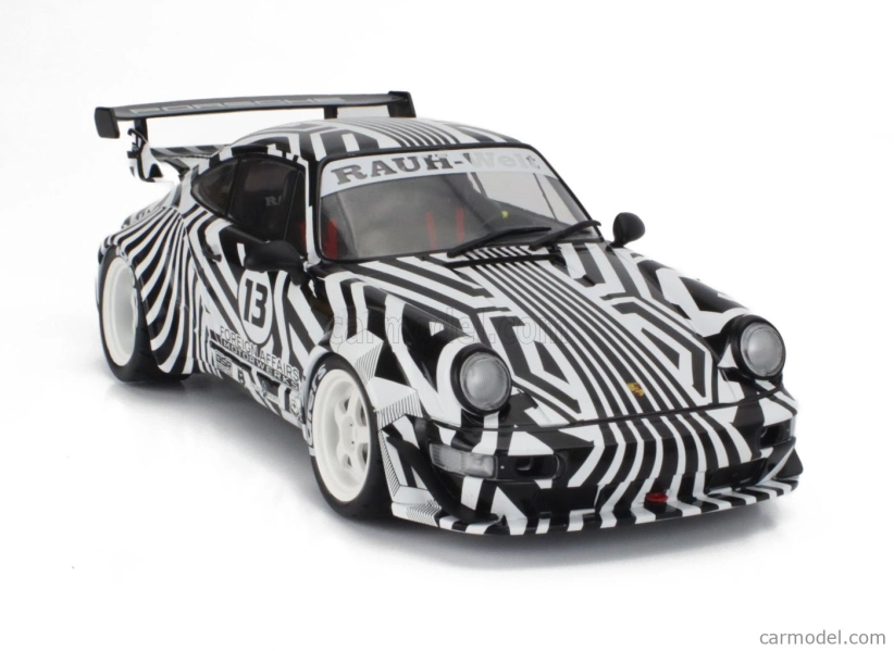 Solido Porsche 911 964 Rwb N 13 Body Kit The Zebra 1994 1:18 Bílá Černá