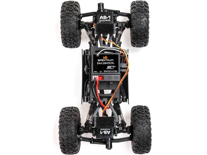 RC auto Axial AX24 XC-1 1:24 4WS RTR, oranžová