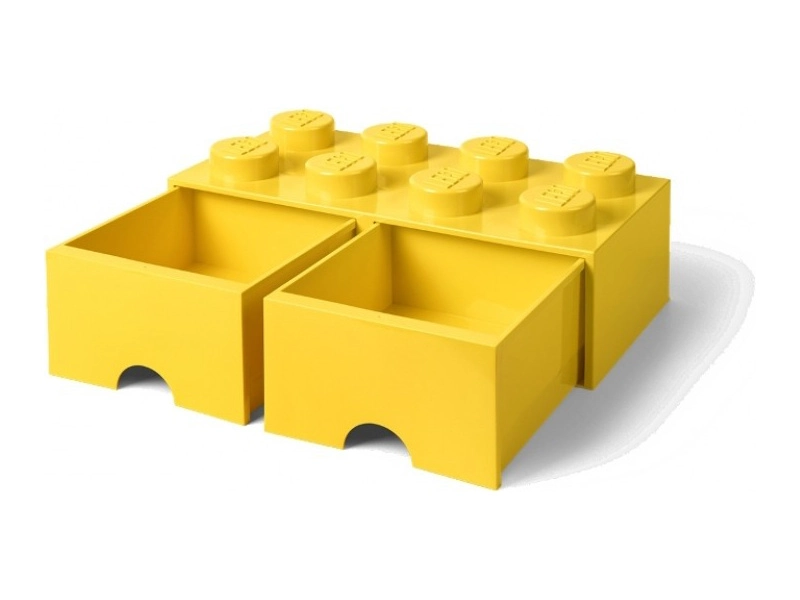 LEGO úložný box s šuplíky 250x500x180mm - tmavě šedý