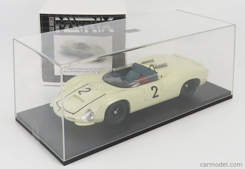 Matrix scale models Porsche 910-8 Bergspider N 2 1967 1:18 Biela