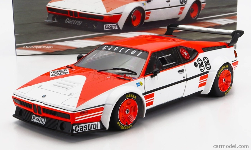 Werk83 BMW M1 (e26) Team Gs N 88 Procar Series 1980 John Watson - With Decals 1:18 Bílá Červená