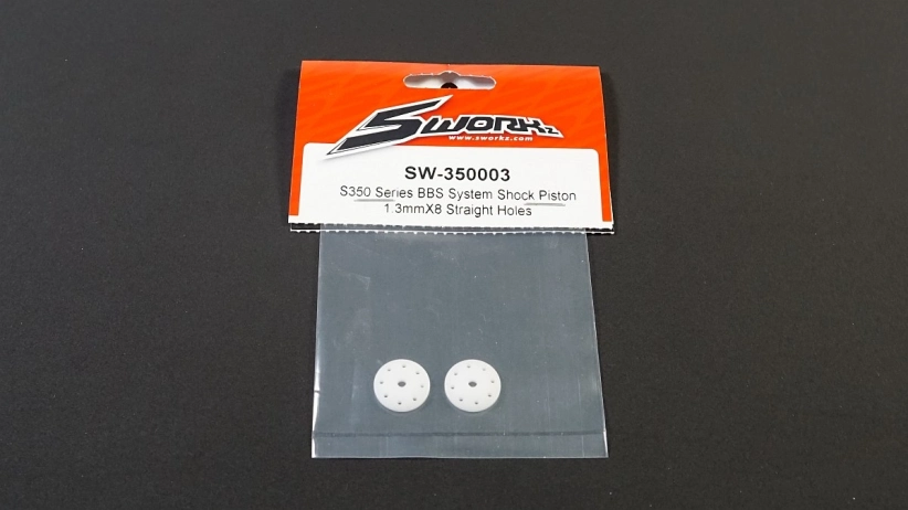 SWORKz BBS System pístníce olejového tlumiče 1,3mm x8, rovné, 2 ks.