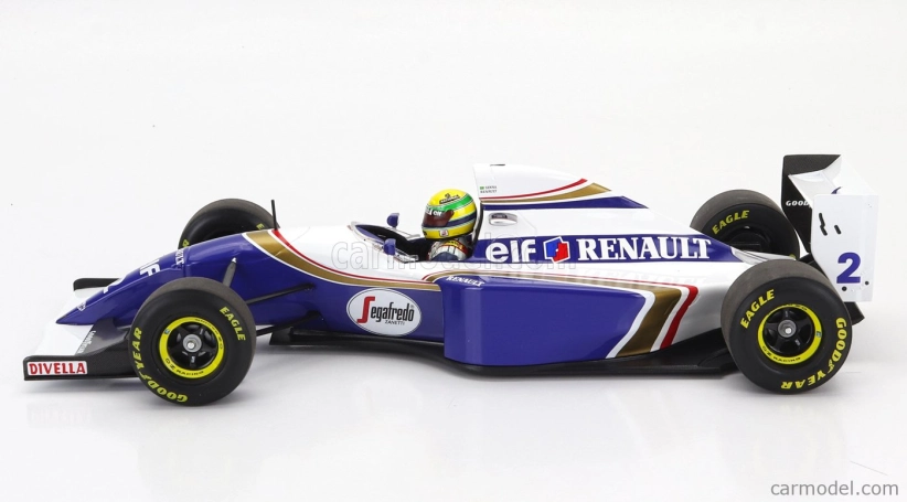 Minichamps Williams F1 Fw16 Team Rothmans Renault N 2 San Marino Italy Gp 1994 Ayrton Senna 1:18 Modrá biela