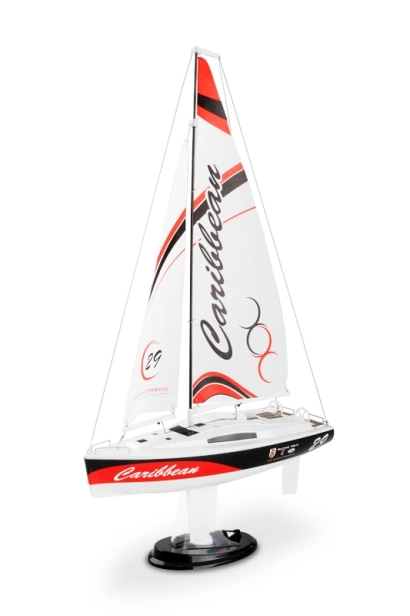 RC Plachetnice Carribean, červená