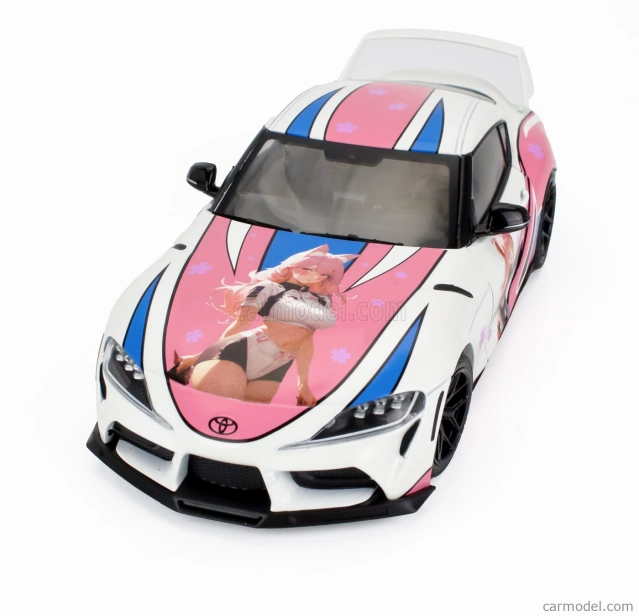 Solido Toyota Supra Gr Itasha 2024 1:18 Bílá Růžová