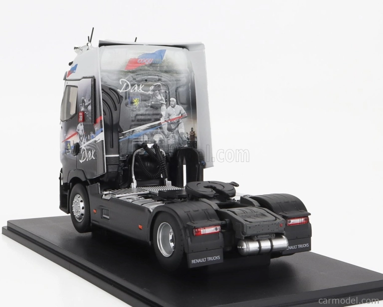 Eligor Renault T-line Vysoký ťahač Dax 2-assi 2021 1:43 čierna biela