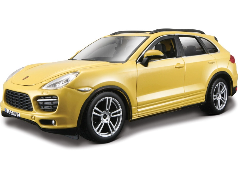 Bburago Plus Porsche Cayenne Turbo 1:24 žltá