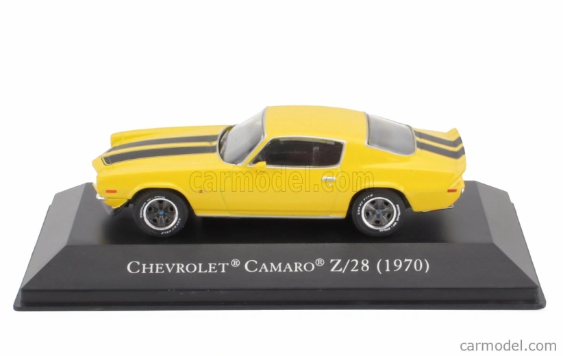 Edicola Chevrolet Camaro Z/28 Coupe 1970 - Con Vetrina - S vitrínou 1:43 Žltá čierna