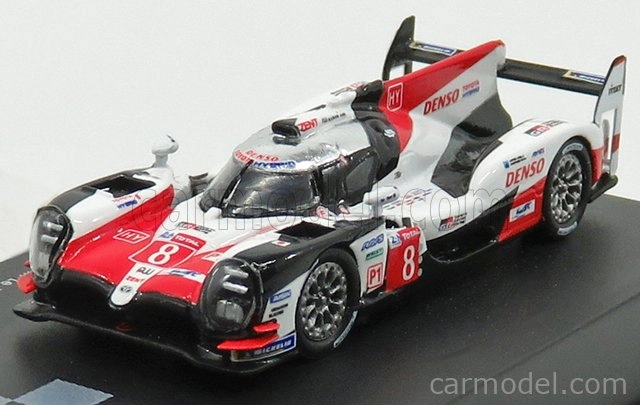 Spark-model Toyota Ts050 Hybrid 2.4l Turbo V6 Team Toyota Gazoo Racing N 8 Winner 24h Le Mans 2018 F.alonso - S.buemi - K.nakajima 1:87 Bílá Červená Černá