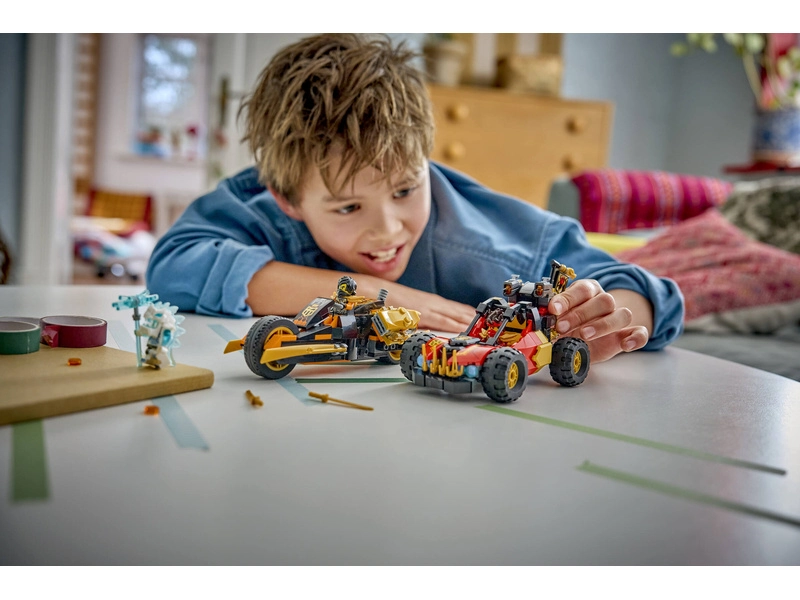 LEGO Ninjago - Kombinovatelná vozidla Kaie a Colea