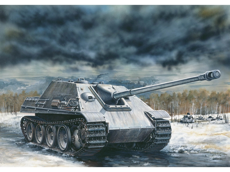 Zvezda Sd.Kfz.173 nemecký ťažký stíhač tankov Jagdpanther (1:100)