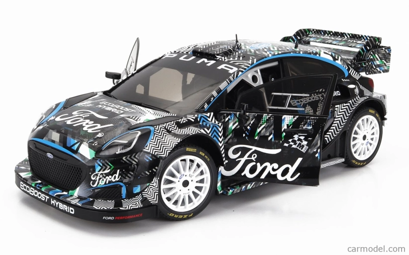Solido Ford england Puma Rally1 N 0 Goodwood Festival Of Speed 2021 1:18 Black