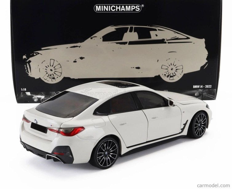Minichamps BMW radu 4 I4 M50 (g26) 2022 1:18 White Met