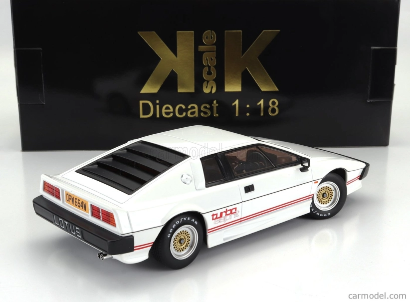 Kk-scale Lotus Esprit Turbo 1981 1:18 Bílá