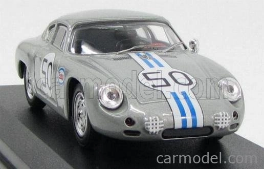 Najlepší model Porsche 1600gs Carrera Abarth N 50 Audusta Gt Race 1964 C.cassel 1:43 Silver