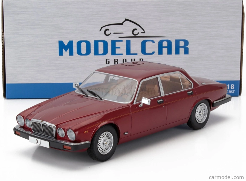 Mcg Jaguar Xj Siii 1979 1:18 Tmavo červená