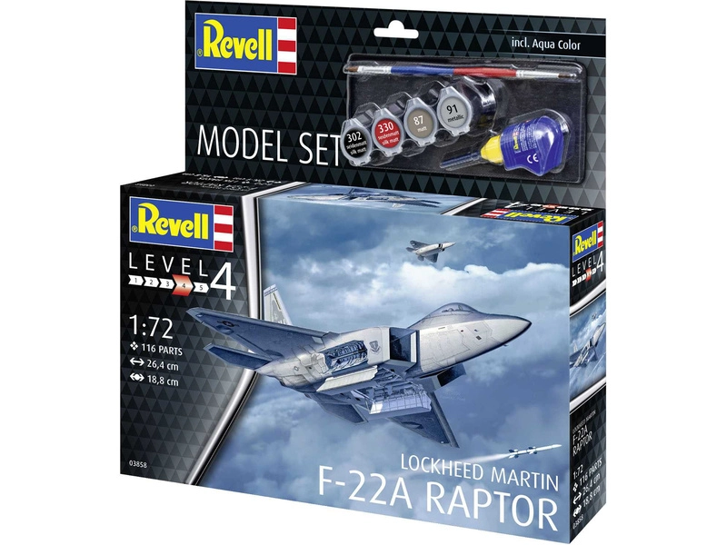 Revell Lockheed Martin F-22A Raptor (1:72) (súprava)