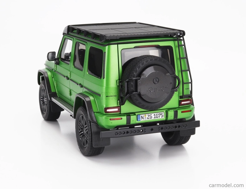 Nzg Mercedes benz G-class G63 4x4 Amg 2023 1:18 Pekelně Zelené Magno