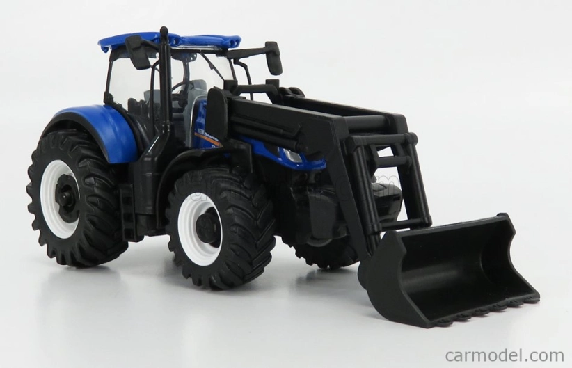 Bburago New holland T7.315 Tractor With Front Loader Scraper 2018 1:50 Blue
