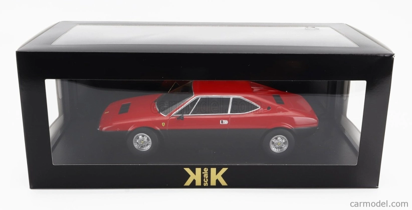 Kk-scale Ferrari Dino 208 Gt4 1975 1:18 Červená Černá