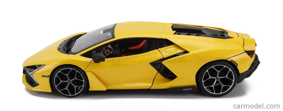 ROZBALENÉ – Maisto Lamborghini Revuelto Hybrid 2023 – Exclusive Carmodel 1:18 Giallo Inti – Žltá