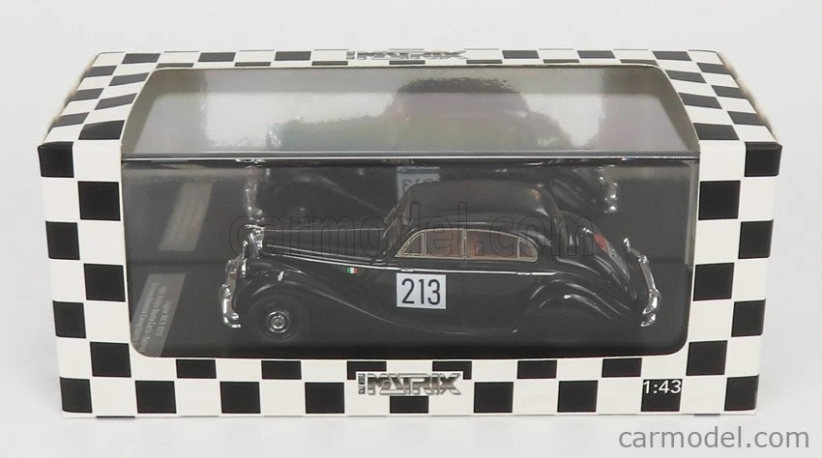 Matrix scale models Jaguar Mkv 3.5l N 213 Rally Montecarlo 1951 N.t.bailey - M.carey 1:43 Black