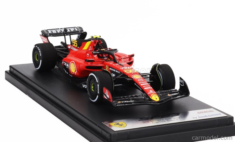 Looksmart Ferrari F1  Sf-23 Team Scuderia Ferrari N 55 Monza Gp 2023 Carlos Sainz 1:43 Červená Černá