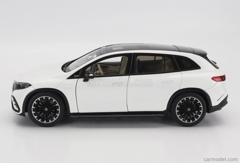 Nzg Mercedes benz Eqs Suv (x296) Von Mercedes-eq 2022 1:18 Diamantově Bílá