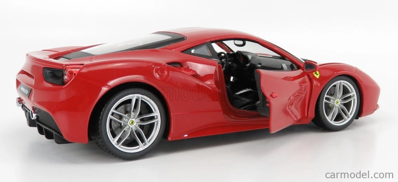 Bburago Ferrari 488 GTB 1:18 červená