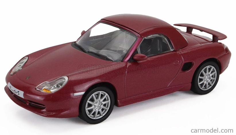 Edicola Porsche Boxster S 2002 1:43 Bordeaux Met