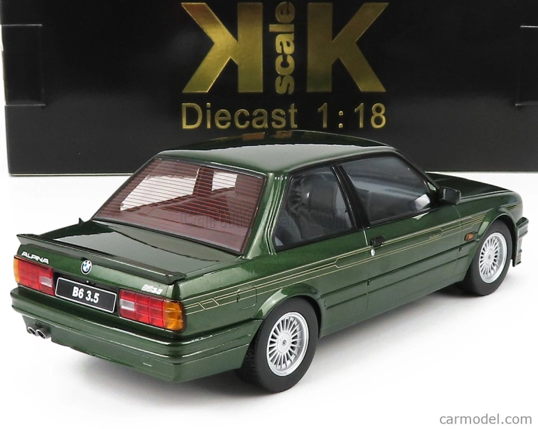 Kk-scale BMW 3-series Alpina B6 3.5 (e30) 1988 1:18 Green Met