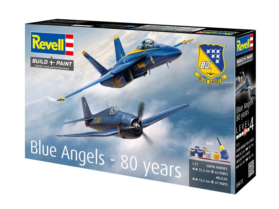 Gift-Set letadla 05613 - F/A-18E & Hellcat (Blue Angels) (80th Anniversary) (1:72)