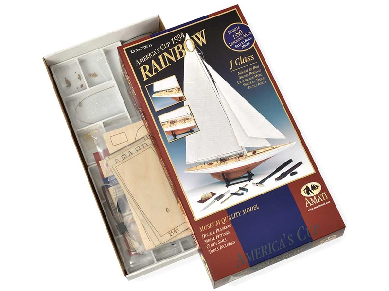 AMATI Rainbow plachetnica 1934 1:80 kit