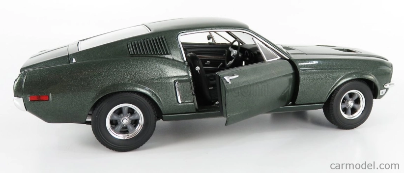 Greenlight Ford usa Mustang Gt390 Coupe 1968 - Bullit - Steve Mcqueen 1:18 Tmavo zelená Highland