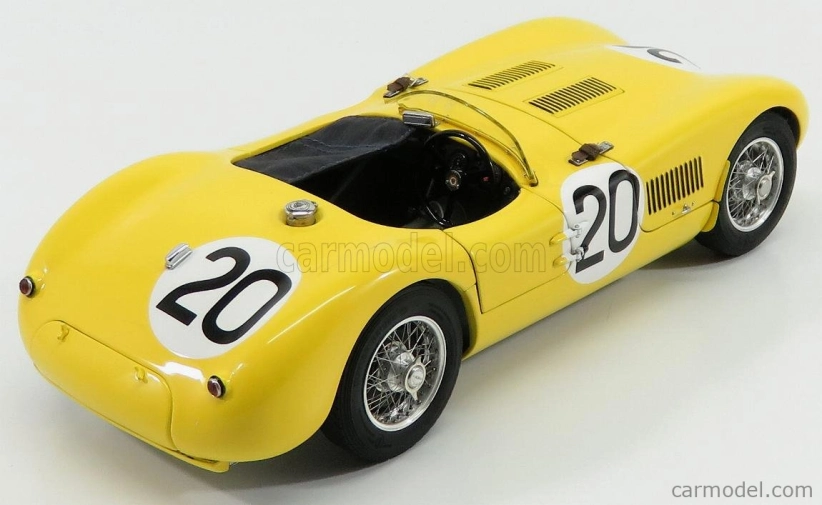 Cmc Jaguar C-type Spider 3.4l Team Ecurie Francorchamps N 20 9. ročník 24h Le Mans 1953 Roger Laurent - Charles De Tornaco 1:18 žltá