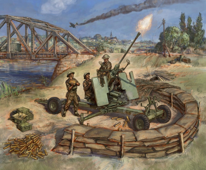 Zvezda Snap Kit - British Bofors 40mm Mk-2 AA (1:72)