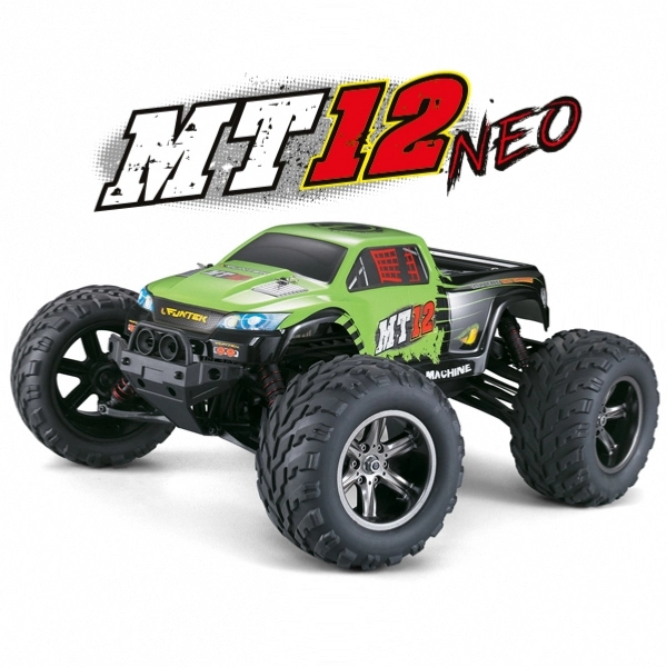 MT-12 NEO elektro Offroad Monster truck, zelená