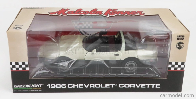 Greenlight Chevrolet Corvette C4 Coupe 1986 - Malcom Konner 1:18, béžová